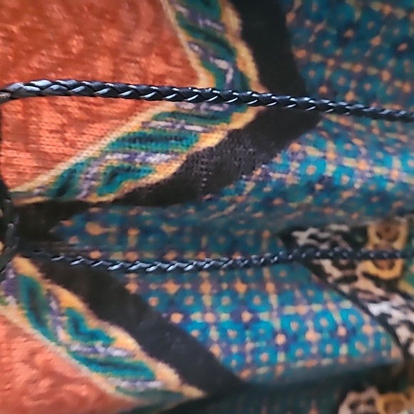 Chico's sweater with robe belt with fringes - Picture 9 of 10